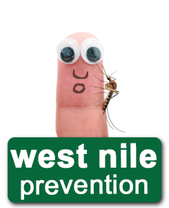 Finger Character - West Nile Prevention