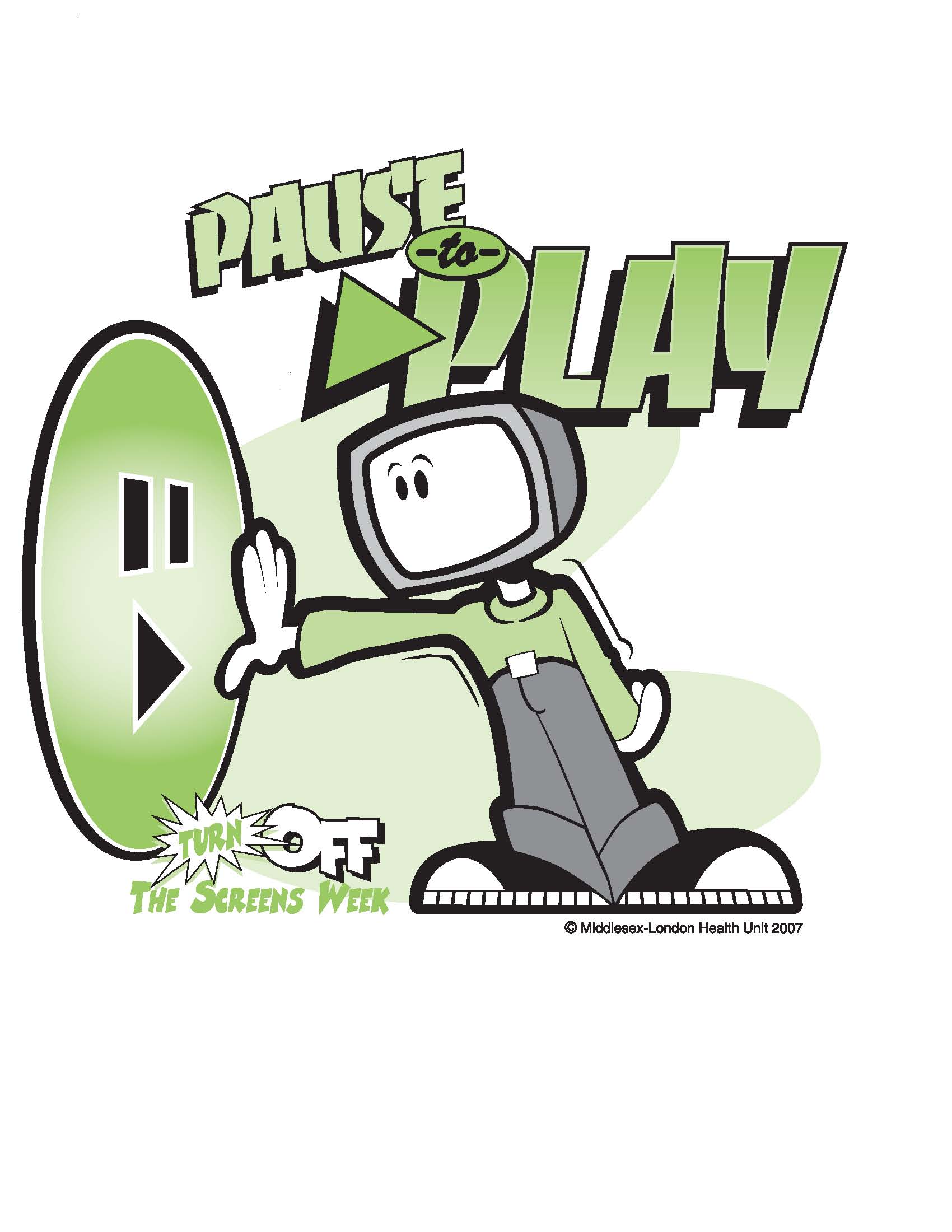 Pause to Play Logo