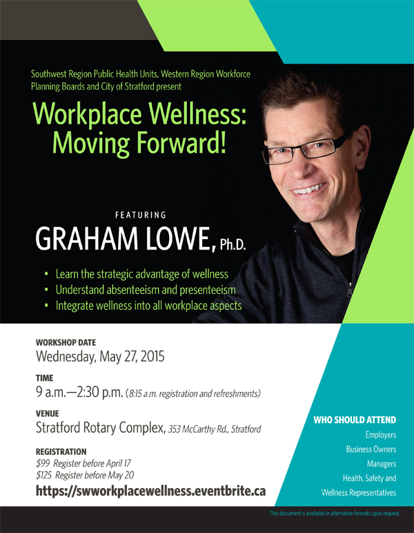[Upcoming Workshop] Workplace Wellness: Moving Forward! 