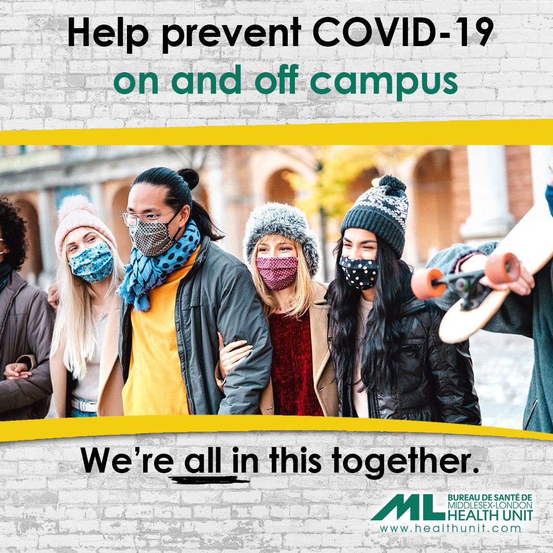 Help prevent COVID-19 on and off campus.