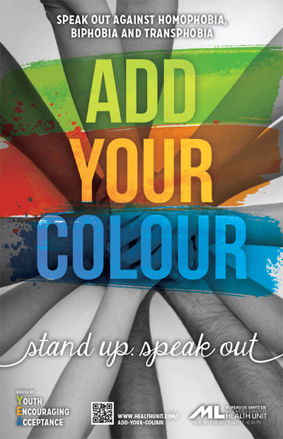Image of the Add Your Colour Poster