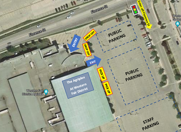 Western Fair District Agriplex - Parking Map