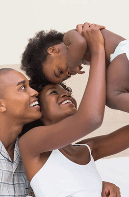 parents and baby