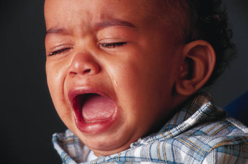 A crying baby