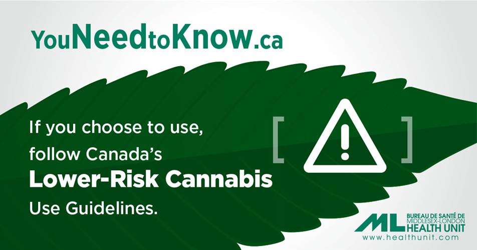 If you choose to use, follow Canada's Lower-Risk Cannabis Use Guidelines.