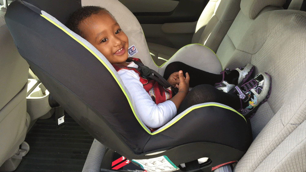 Child in car seat