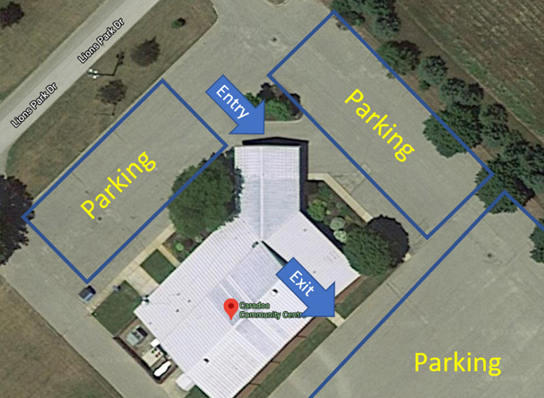 Caradoc Community Centre - Parking Map