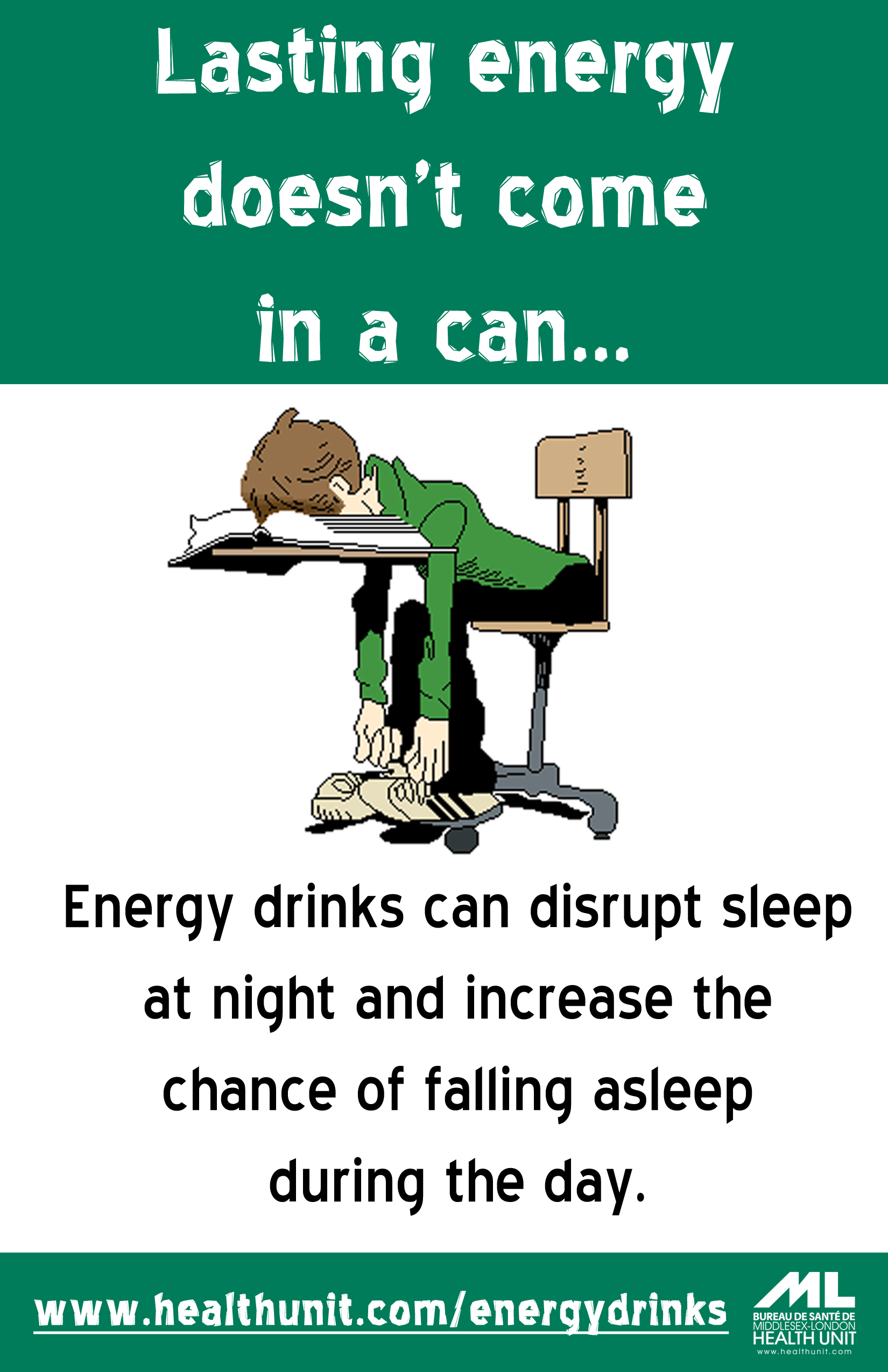 Energy Drinks and the Crash – Poster