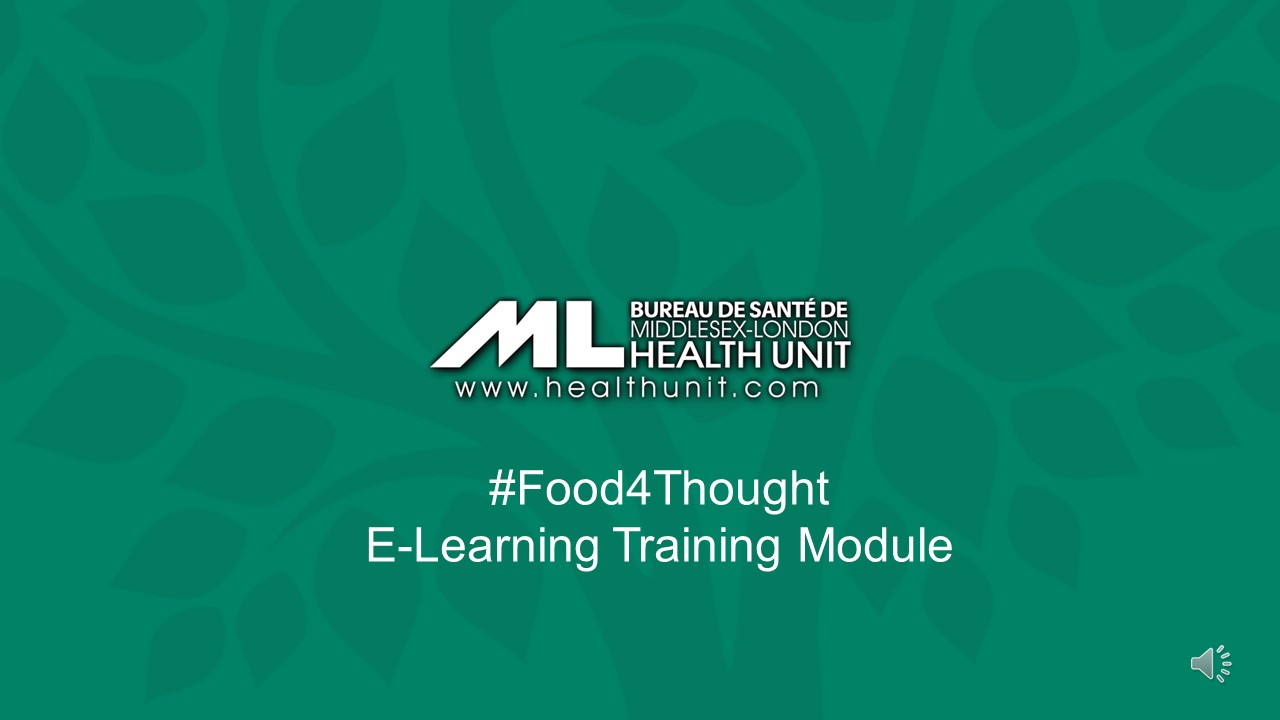 Food4Thought Facilitator Training