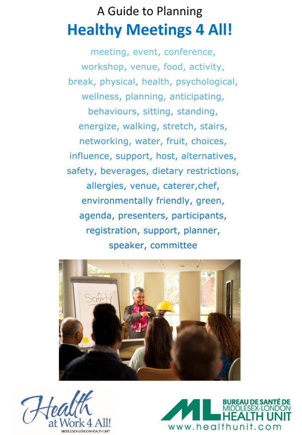 Guide to Planning Healthy Meetings