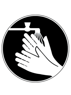 Hand washing icon