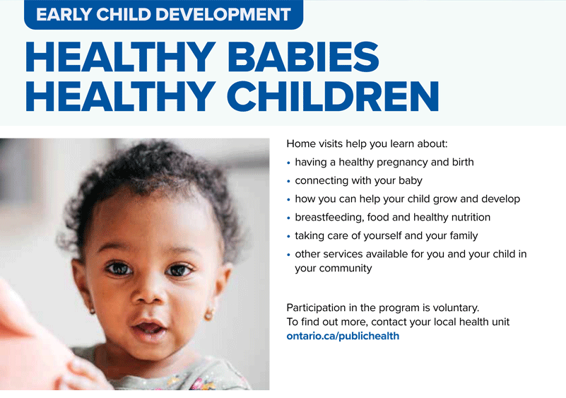 Healthy Babies Healthy Children Factsheet in English