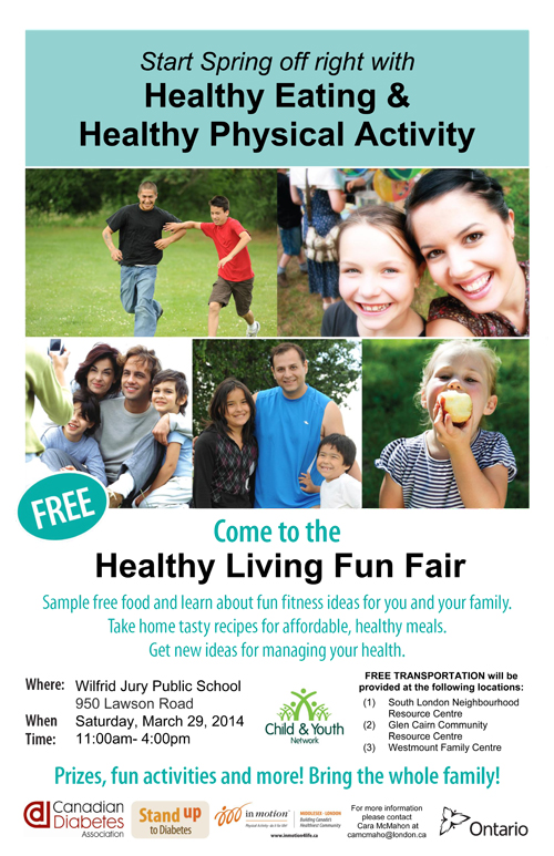 Healthy Living Fun Fair – Poster