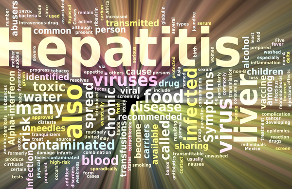 Hepatitis word art