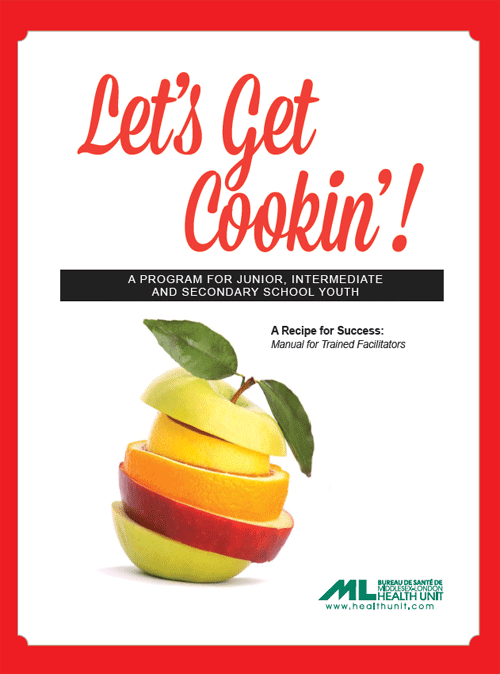 Front page of Let's Get Cookin' Manual 
