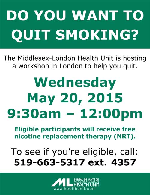 Quit Smoking Workshop Quit Smoking Workshop Poster