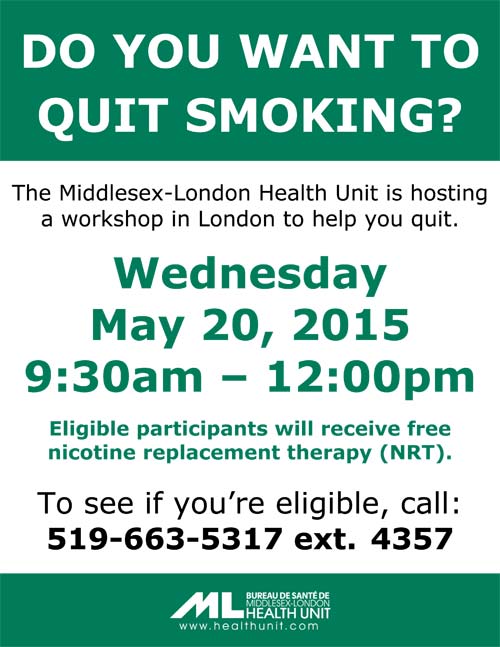 Quit Smoking Workshop Poster