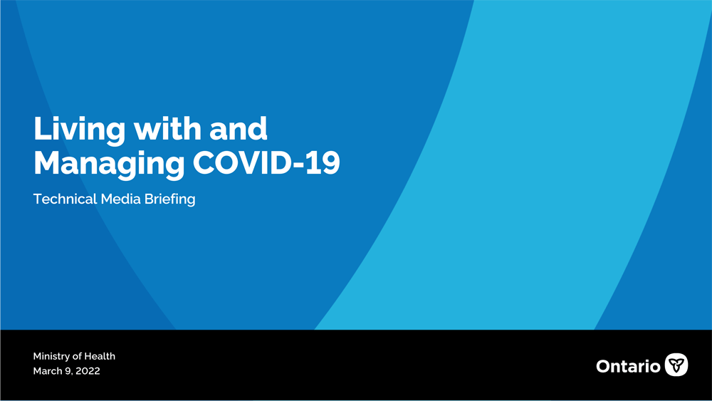 Ontario's Plan: Living with and Managing COVID-19
