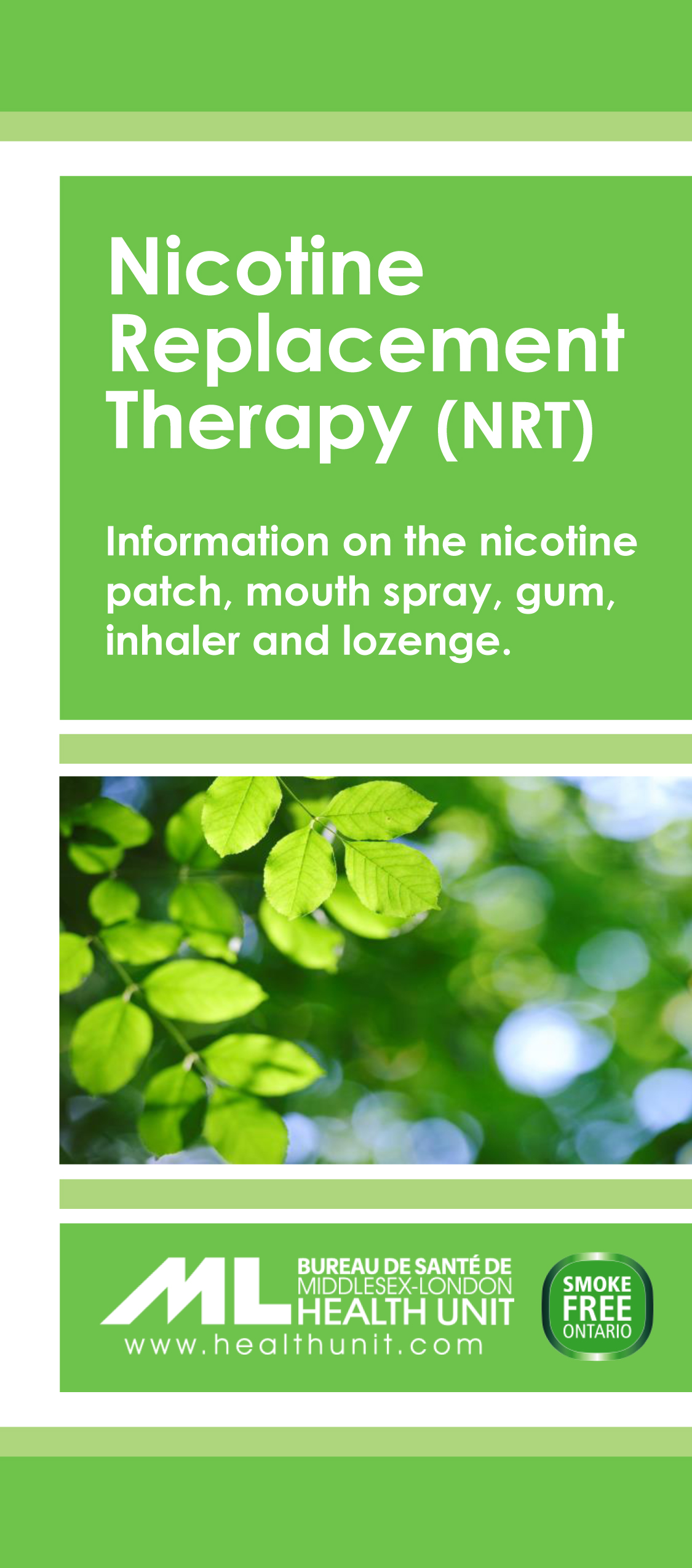 Nicotine Replacement Therapy Brochure