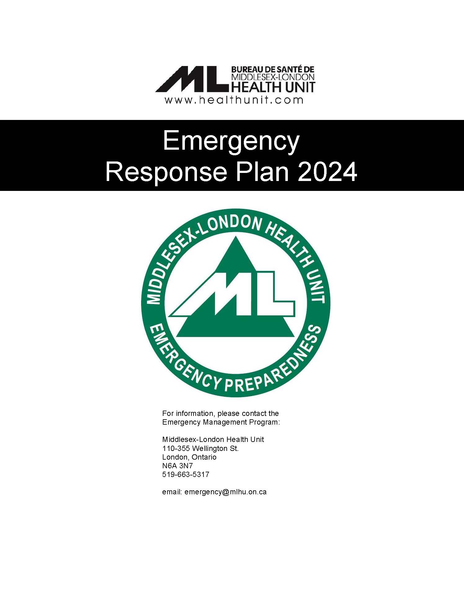 Emergency Management — Middlesex-London Health Unit
