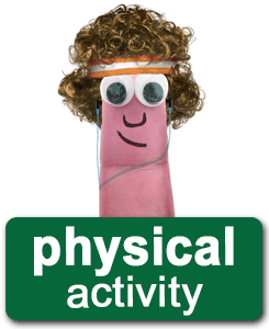 Physical Activity Finger Character - Physical Activity