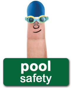 Finger Character - Pool Safety