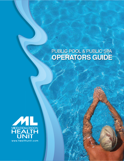 picture of the cover of the Public Pool & Public Spa Operators Guide