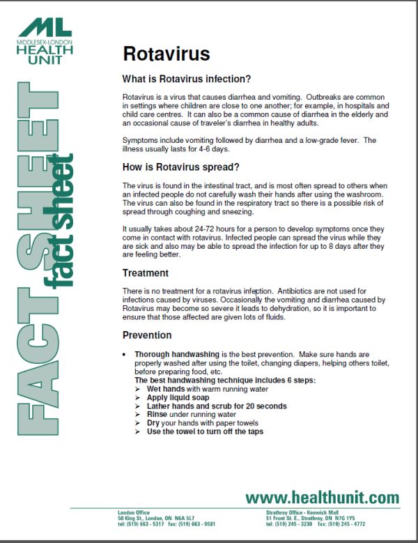 Rotavirus Fact Sheet