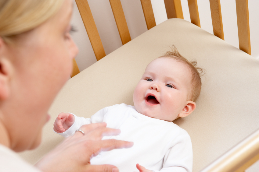 baby in crib