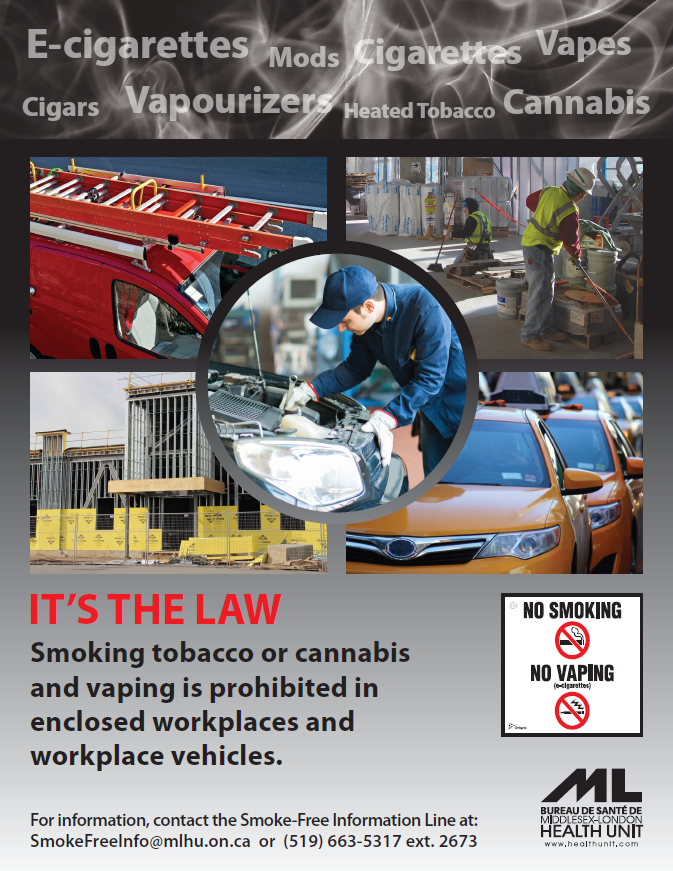 Smoke-Free Ontario Act, 2017: Workplace Poster
