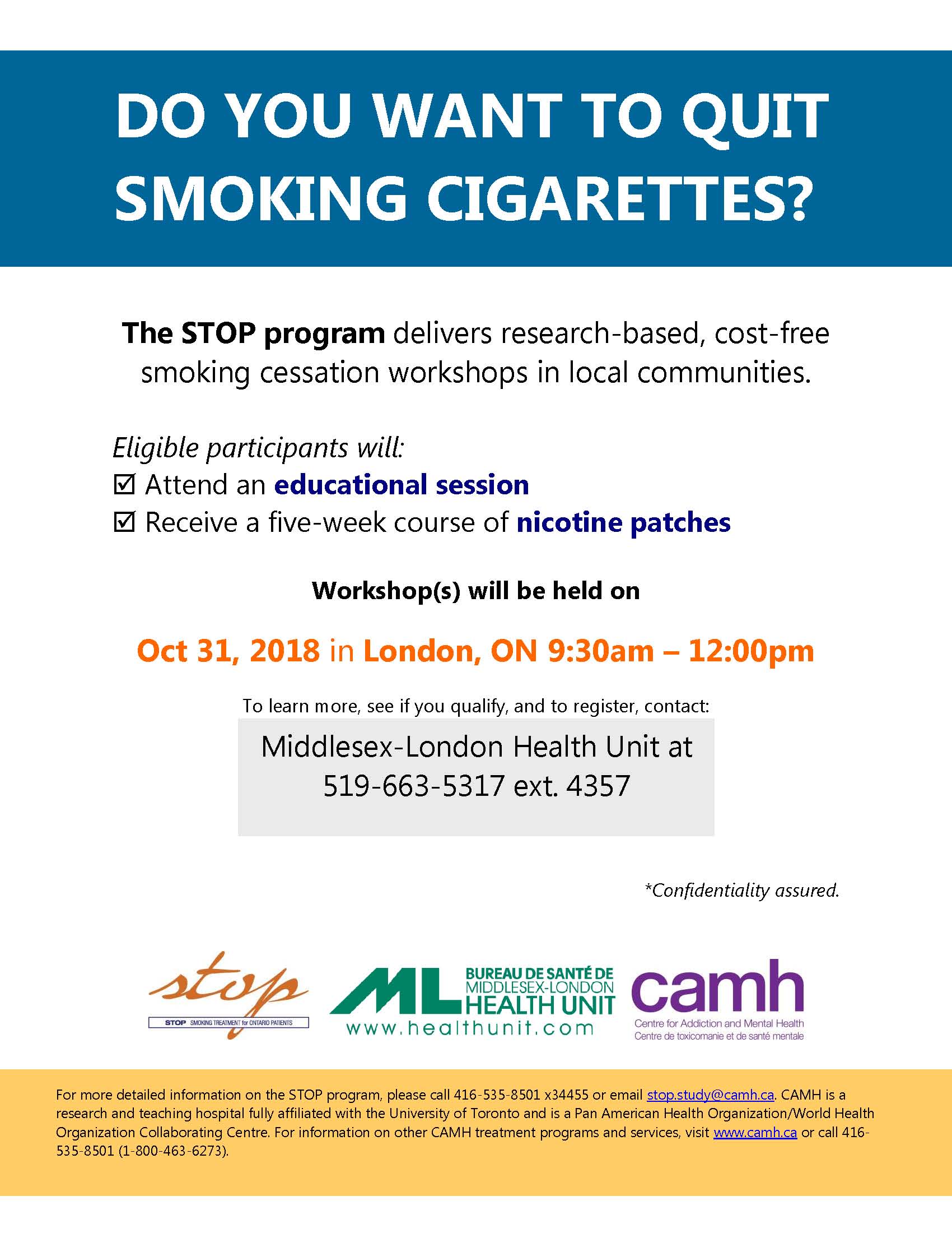 quit smoking workshop
