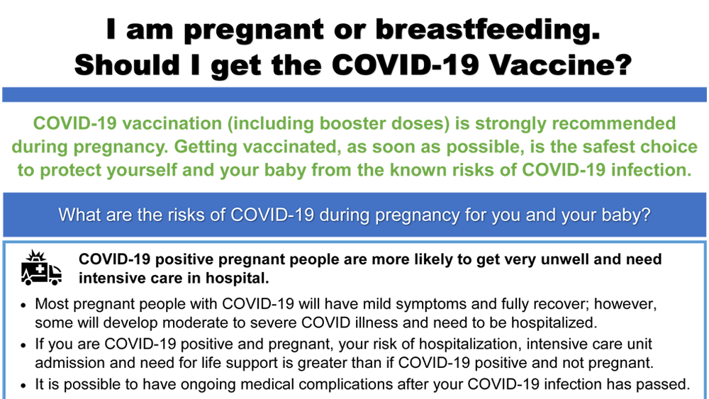 Vaccination in Pregnancy & Breastfeeding Decision-Making Tool