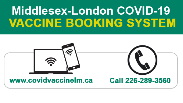  Middlesex-London COVID-19 Vaccine Appointment Booking System