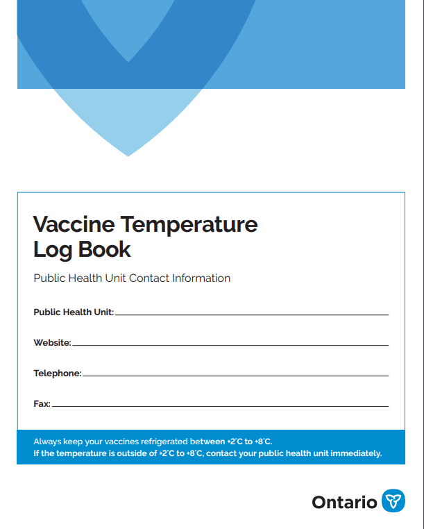 Vaccine Temperature Log Book