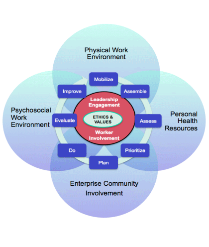 World Health Organization (WHO) Healthy Workplace Model 