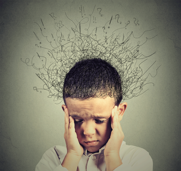 Little Minds Matter Young boy with stress